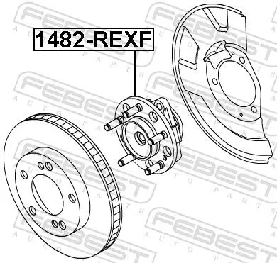 FEBEST Wheel Hub (1482-REXF)