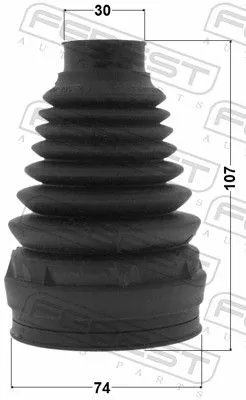 FEBEST Bellow, drive shaft (1615P-221)
