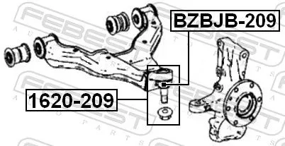 FEBEST Ball Joint (1620-209)