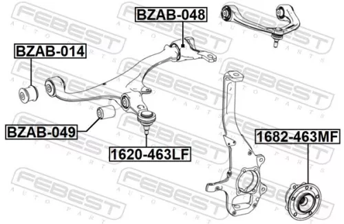 FEBEST Ball Joint (1620-463LF)