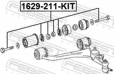 FEBEST Camber Correction Screw (1629-211-KIT)