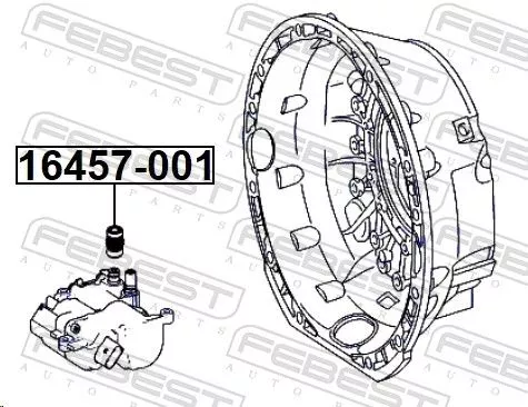 FEBEST Hose, transmission oil cooler (16457-001)