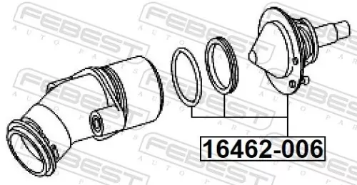 FEBEST Thermostat, coolant (16462-006)