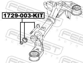 FEBEST Camber Correction Screw (1729-003-KIT)