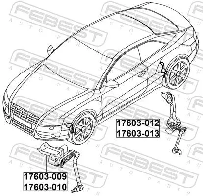 FEBEST Sensor, headlight levelling (17603-009)