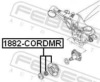 FEBEST Wheel Hub (1882-CORDMR)
