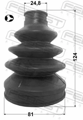 FEBEST Bellow, drive shaft (1915-E60T)