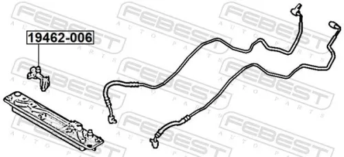 FEBEST Thermostat, coolant (19462-006)