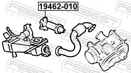 FEBEST Thermostat, coolant (19462-010)