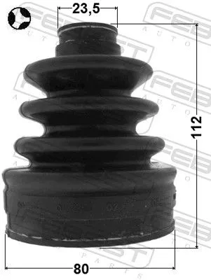 FEBEST Bellow Kit, drive shaft (2015-SEBT)