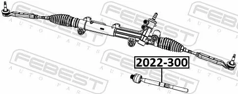 FEBEST Inner Tie Rod (2022-300)