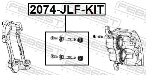 FEBEST Guide Bolt, brake caliper (2074-JLF-KIT)