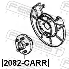 FEBEST Wheel Hub (2082-CARR)