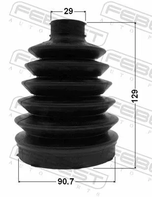 FEBEST Bellow, drive shaft (2117P-CA218)