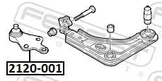 FEBEST Ball Joint (2120-001)