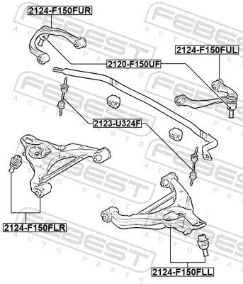 FEBEST Ball Joint (2120-F150UF)