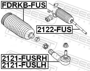 FEBEST Inner Tie Rod (2122-FUS)