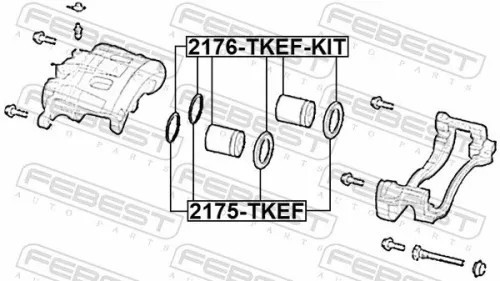 FEBEST Repair Kit, brake caliper (2175-TKEF)