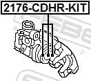 FEBEST Repair Kit, brake caliper (2176-CDHR-KIT)