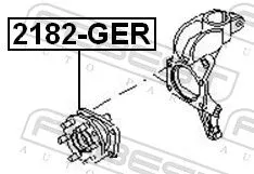 FEBEST Wheel Hub (2182-GER)