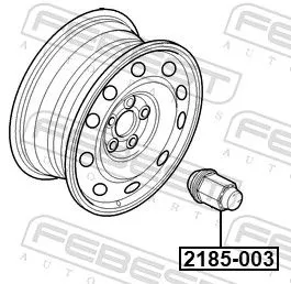 FEBEST Wheel Nut (2185-003)