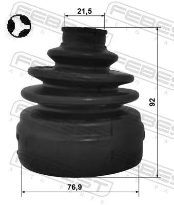 FEBEST Bellow Kit, drive shaft (2215-NS20T)