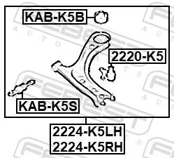 FEBEST Ball Joint (2220-K5)