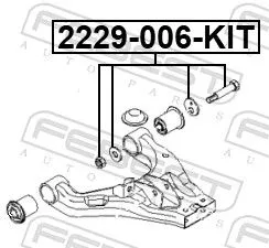 FEBEST Camber Correction Screw (2229-006-KIT)