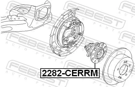 FEBEST Wheel Hub (2282-CERRM)
