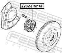 FEBEST Wheel Hub (2282-HM16F)