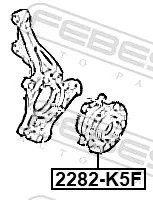 FEBEST Wheel Hub (2282-K5F)