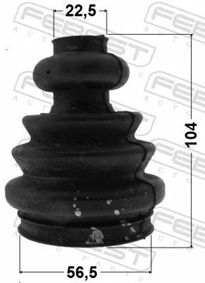 FEBEST Bellow Kit, drive shaft (2315-T5RH)