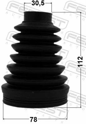 FEBEST Bellow Kit, drive shaft (2315P-T5)
