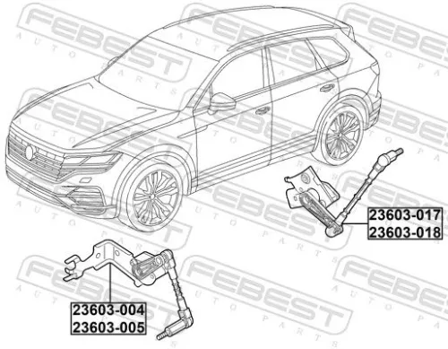 FEBEST Sensor, headlight levelling (23603-017)