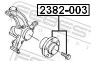FEBEST Wheel Hub (2382-003)