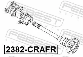 FEBEST Wheel Hub (2382-CRAFR)