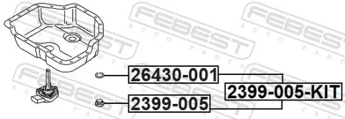 FEBEST Screw Plug, oil sump (2399-005-KIT)