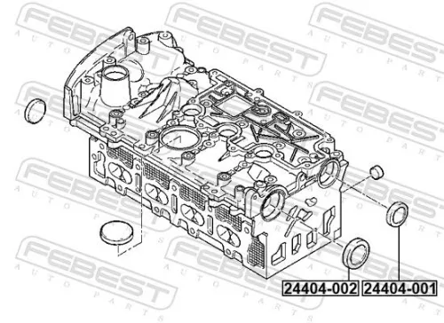 FEBEST Plug, rocker arm shaft mounting bore (24404-002)