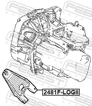FEBEST Release Fork, clutch (2481F-LOGII)