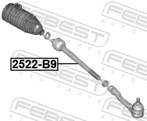FEBEST Inner Tie Rod (2522-B9)