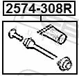 FEBEST Guide Bolt, brake caliper (2574-308R)