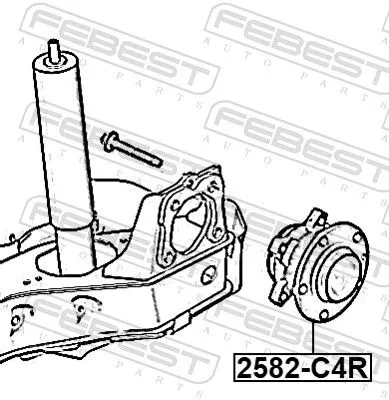 FEBEST Wheel Hub (2582-C4R)