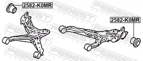 FEBEST Wheel Hub (2582-K0MR)