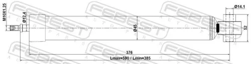 FEBEST Shock Absorber (30110-004R)