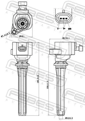 FEBEST Ignition Coil (30640-001)