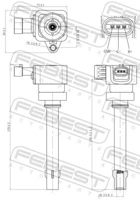 FEBEST Ignition Coil (30640-003)