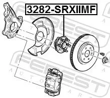 FEBEST Wheel Hub (3282-SRXIIMF)