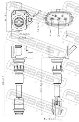 FEBEST Ignition Coil (35640-001)