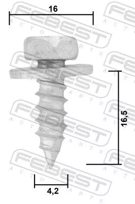 FEBEST Engine Guard/Skid Plate (88570-226)
