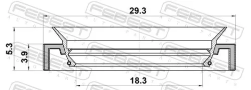 FEBEST Repair Kit, steering gear (95LAY-19290405X)